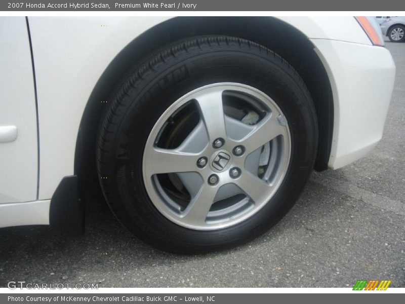 Premium White Pearl / Ivory 2007 Honda Accord Hybrid Sedan