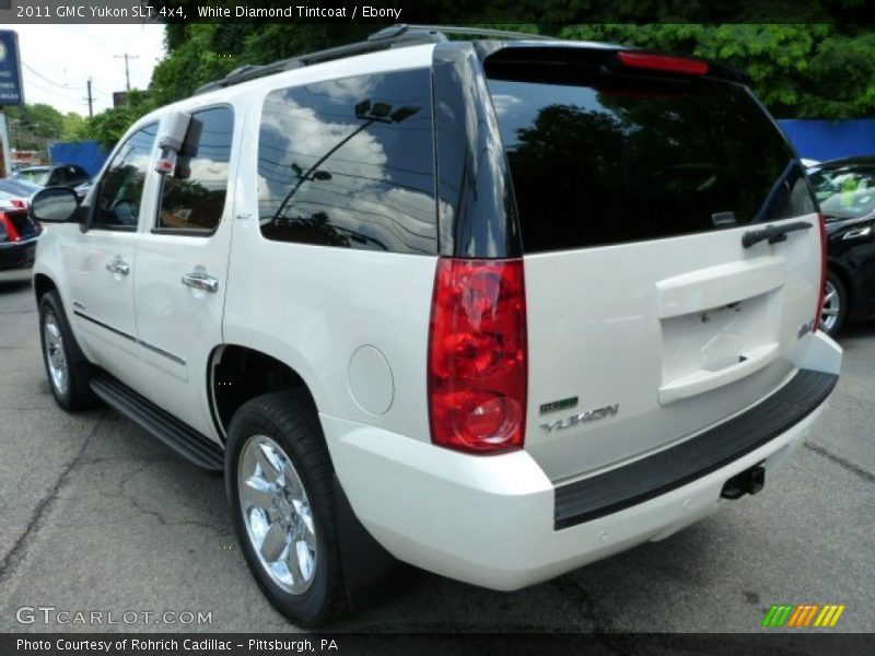 White Diamond Tintcoat / Ebony 2011 GMC Yukon SLT 4x4