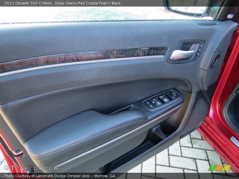 Deep Cherry Red Crystal Pearl / Black 2011 Chrysler 300 C Hemi