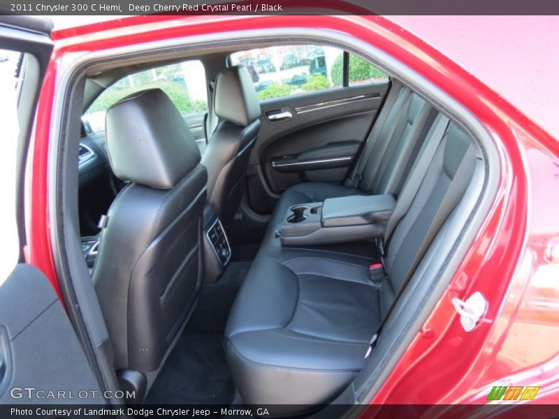 Deep Cherry Red Crystal Pearl / Black 2011 Chrysler 300 C Hemi
