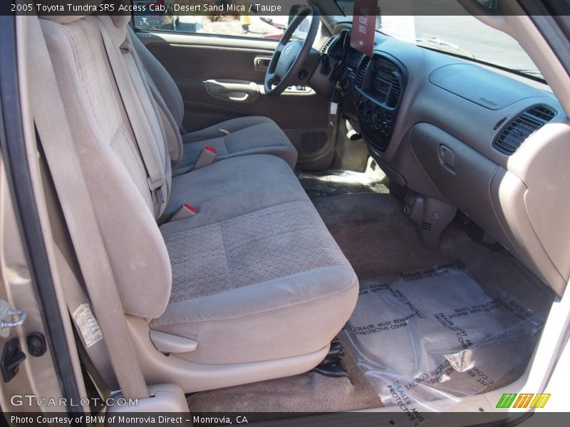 Front Seat of 2005 Tundra SR5 Access Cab