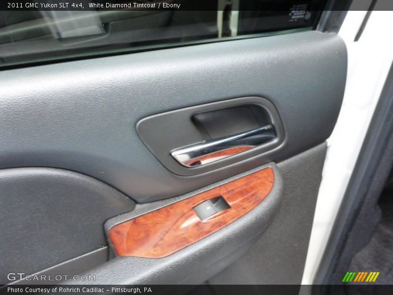 White Diamond Tintcoat / Ebony 2011 GMC Yukon SLT 4x4