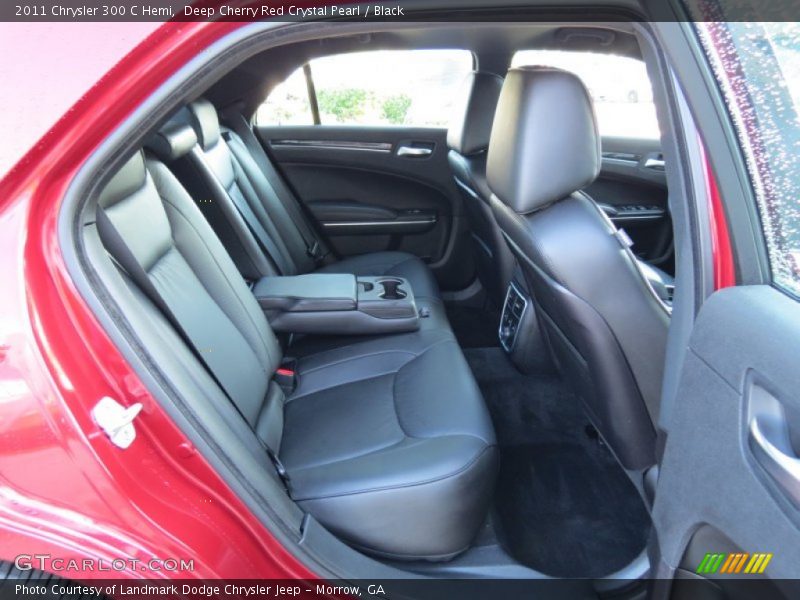 Deep Cherry Red Crystal Pearl / Black 2011 Chrysler 300 C Hemi