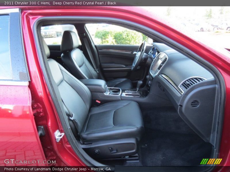 Deep Cherry Red Crystal Pearl / Black 2011 Chrysler 300 C Hemi