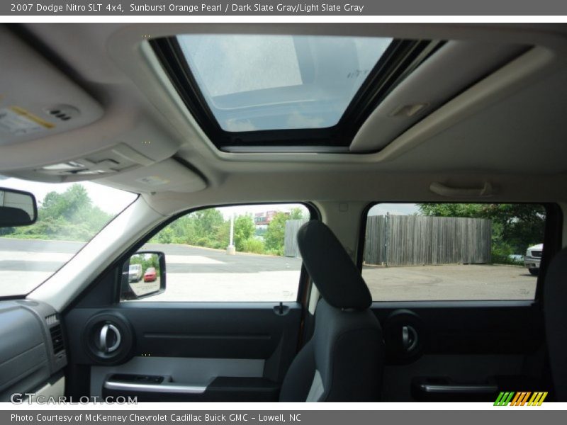 Sunburst Orange Pearl / Dark Slate Gray/Light Slate Gray 2007 Dodge Nitro SLT 4x4