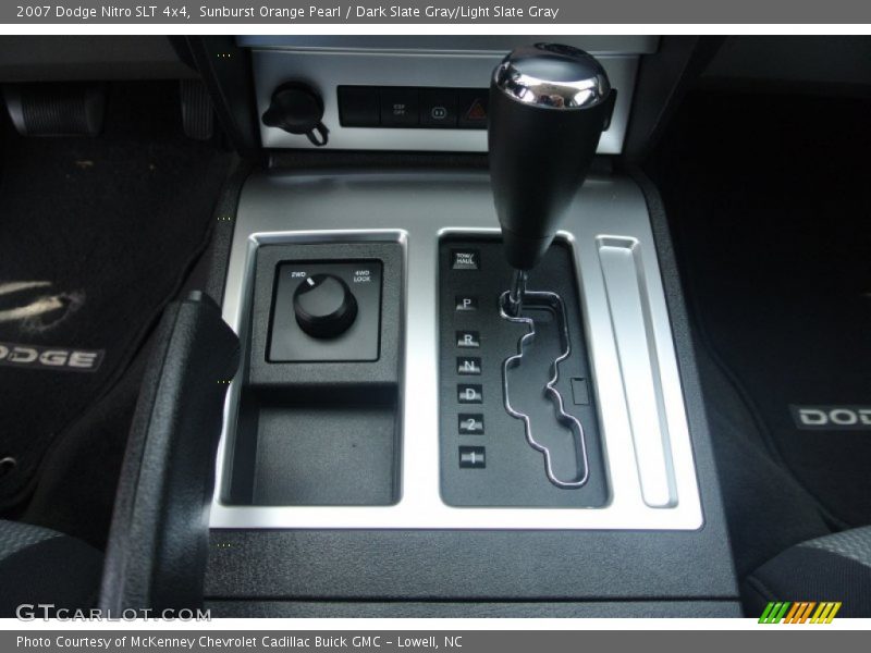 Sunburst Orange Pearl / Dark Slate Gray/Light Slate Gray 2007 Dodge Nitro SLT 4x4