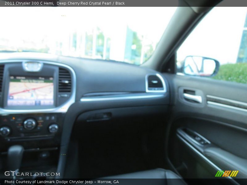 Deep Cherry Red Crystal Pearl / Black 2011 Chrysler 300 C Hemi