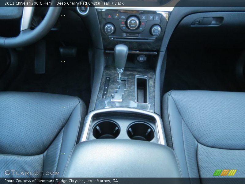 Deep Cherry Red Crystal Pearl / Black 2011 Chrysler 300 C Hemi