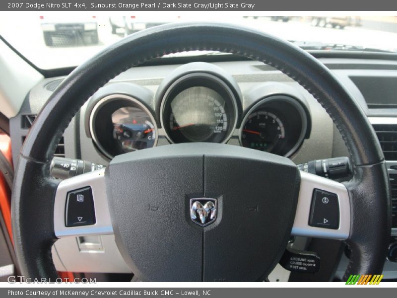 Sunburst Orange Pearl / Dark Slate Gray/Light Slate Gray 2007 Dodge Nitro SLT 4x4