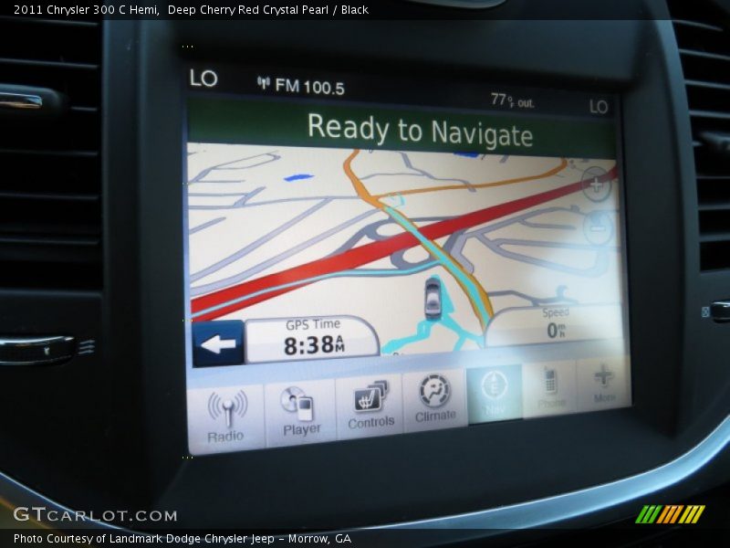 Deep Cherry Red Crystal Pearl / Black 2011 Chrysler 300 C Hemi