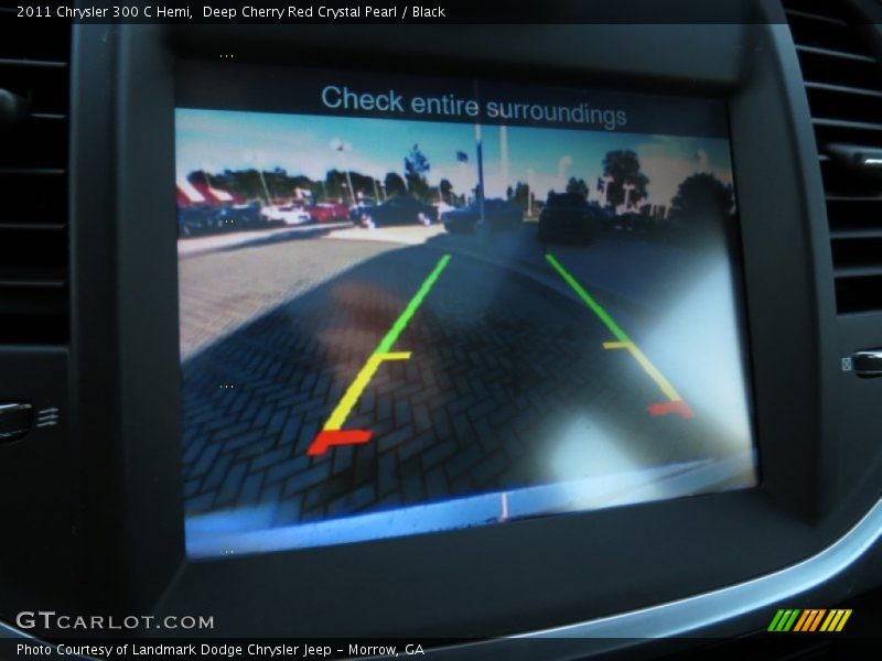 Deep Cherry Red Crystal Pearl / Black 2011 Chrysler 300 C Hemi