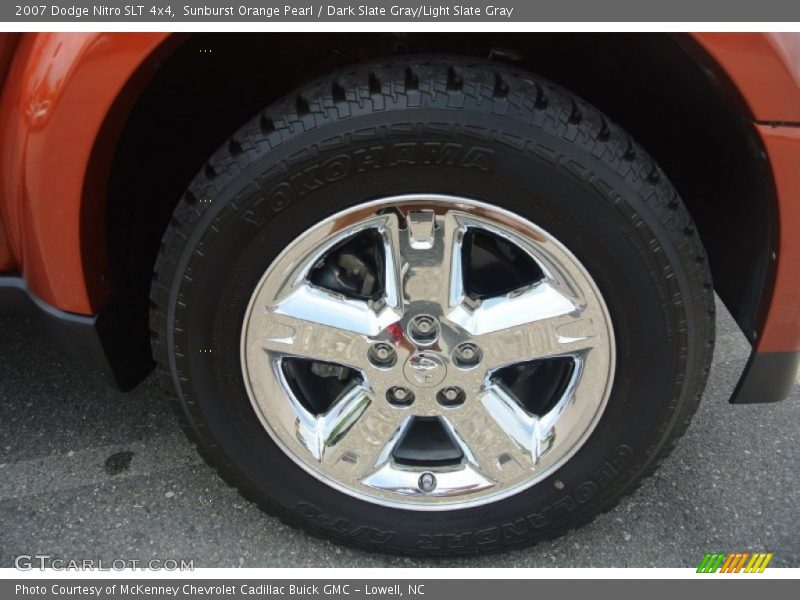 Sunburst Orange Pearl / Dark Slate Gray/Light Slate Gray 2007 Dodge Nitro SLT 4x4