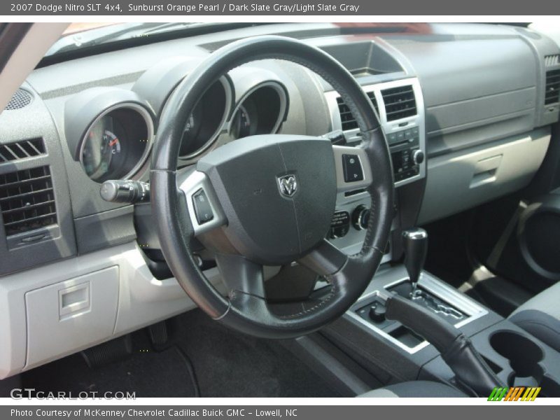 Sunburst Orange Pearl / Dark Slate Gray/Light Slate Gray 2007 Dodge Nitro SLT 4x4