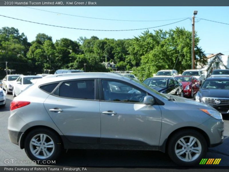 Kiwi Green / Black 2010 Hyundai Tucson Limited AWD
