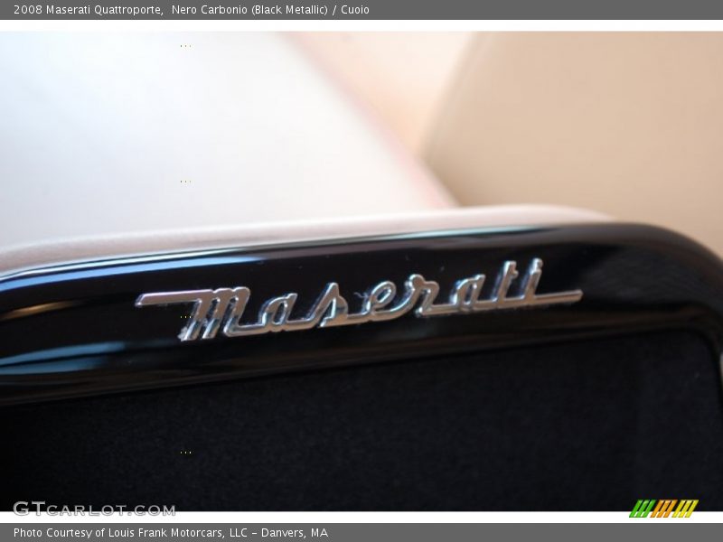 Nero Carbonio (Black Metallic) / Cuoio 2008 Maserati Quattroporte