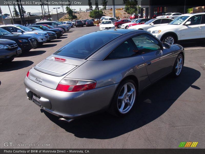 Seal Grey Metallic / Grey 2002 Porsche 911 Targa