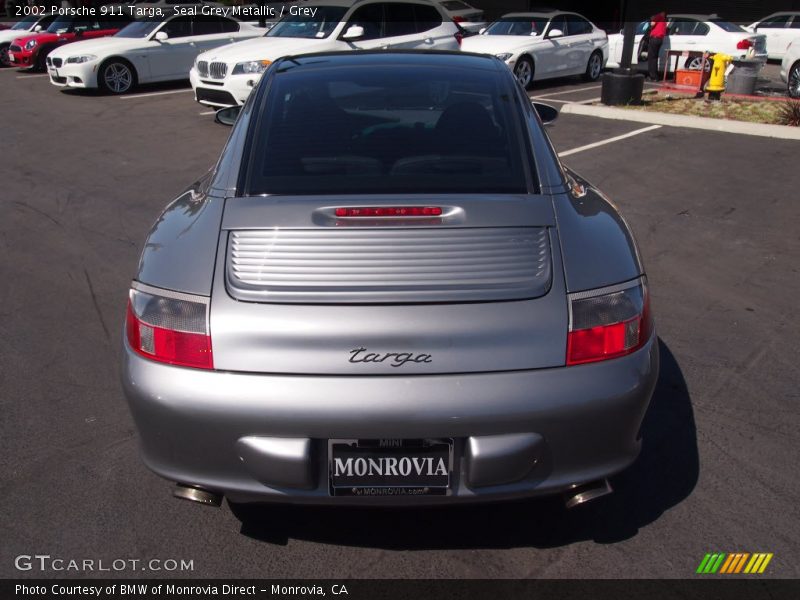 Seal Grey Metallic / Grey 2002 Porsche 911 Targa