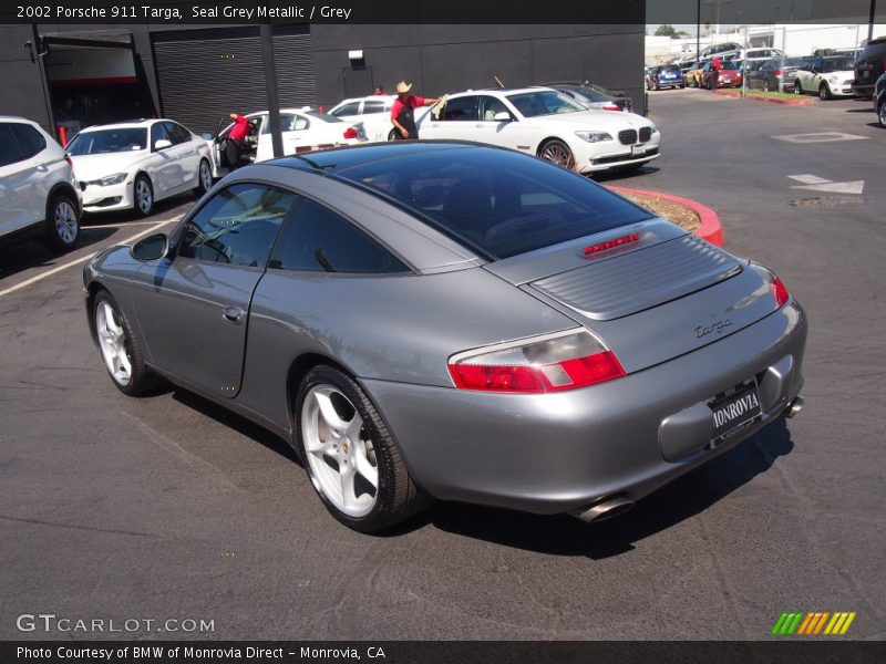 Seal Grey Metallic / Grey 2002 Porsche 911 Targa