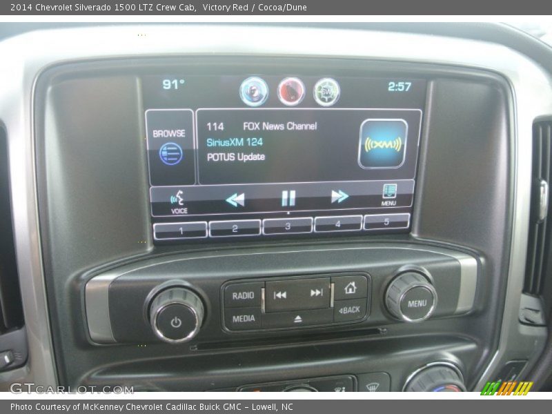 Controls of 2014 Silverado 1500 LTZ Crew Cab