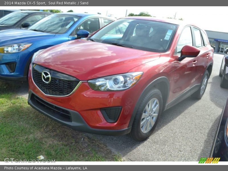 Soul Red Metallic / Sand 2014 Mazda CX-5 Sport