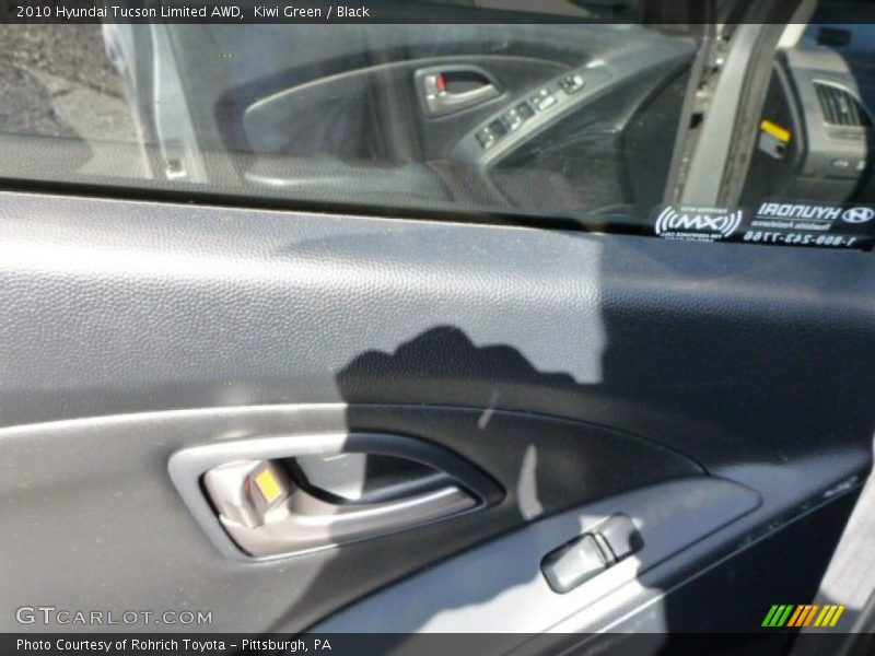 Kiwi Green / Black 2010 Hyundai Tucson Limited AWD