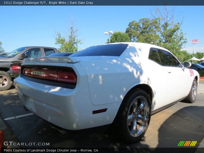 Bright White / Dark Slate Gray 2011 Dodge Challenger R/T