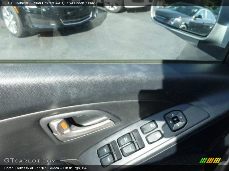 Kiwi Green / Black 2010 Hyundai Tucson Limited AWD