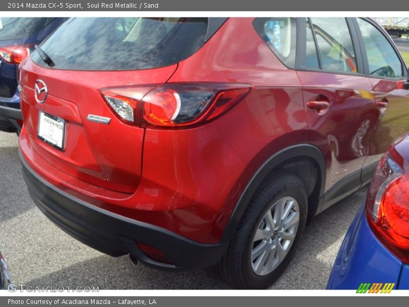 Soul Red Metallic / Sand 2014 Mazda CX-5 Sport