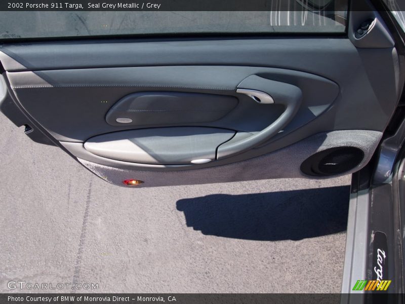 Seal Grey Metallic / Grey 2002 Porsche 911 Targa