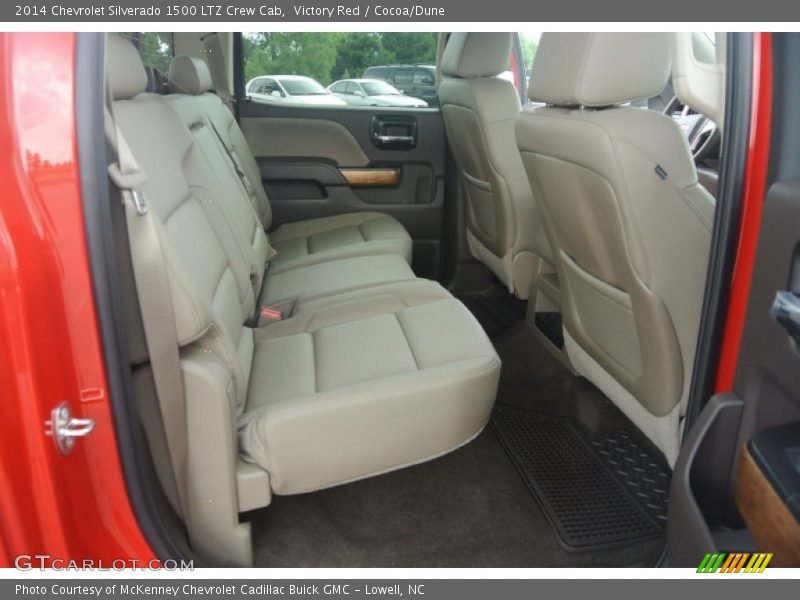 Rear Seat of 2014 Silverado 1500 LTZ Crew Cab