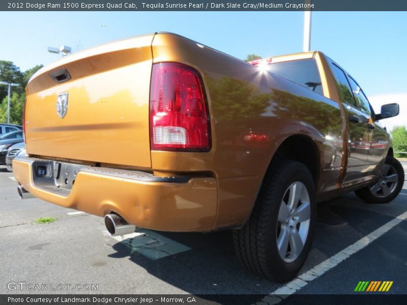 Tequila Sunrise Pearl / Dark Slate Gray/Medium Graystone 2012 Dodge Ram 1500 Express Quad Cab