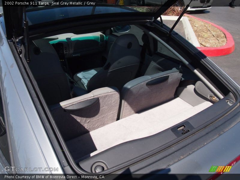 Seal Grey Metallic / Grey 2002 Porsche 911 Targa