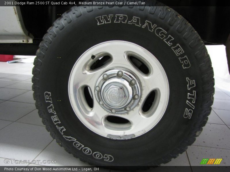 Medium Bronze Pearl Coat / Camel/Tan 2001 Dodge Ram 2500 ST Quad Cab 4x4