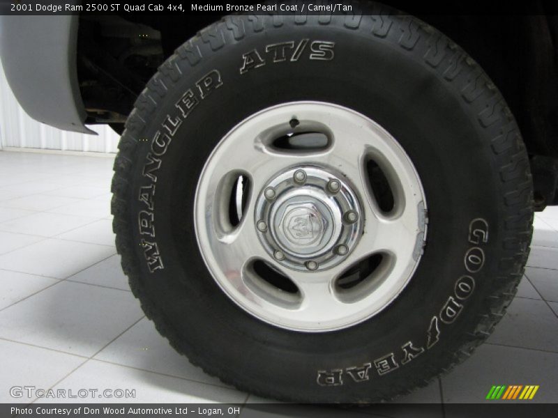 Medium Bronze Pearl Coat / Camel/Tan 2001 Dodge Ram 2500 ST Quad Cab 4x4
