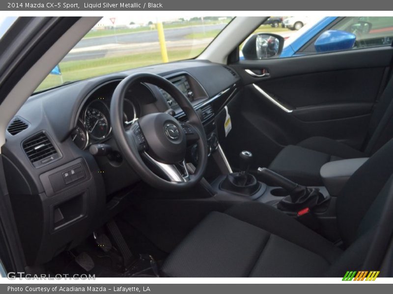 Liquid Silver Metallic / Black 2014 Mazda CX-5 Sport