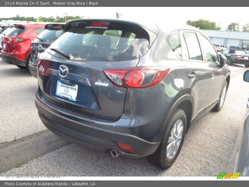 Meteor Gray Mica / Black 2014 Mazda CX-5 Sport