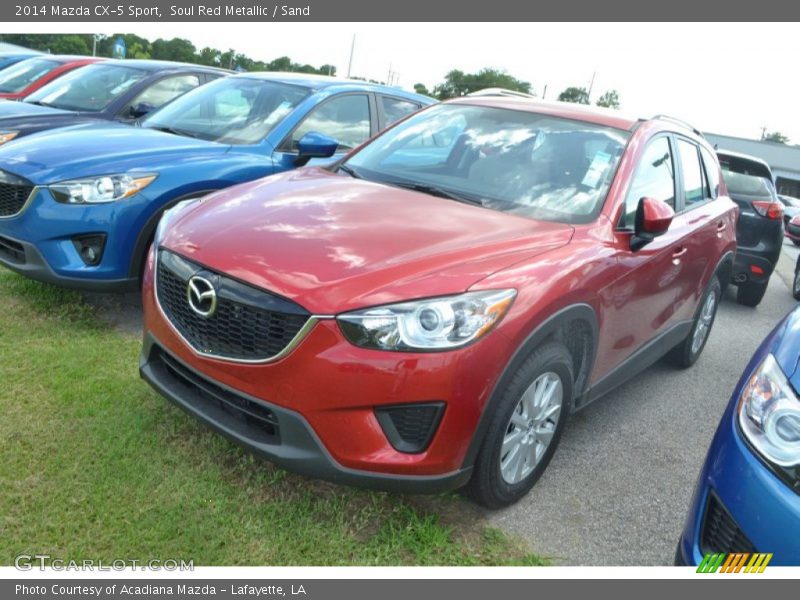 Soul Red Metallic / Sand 2014 Mazda CX-5 Sport
