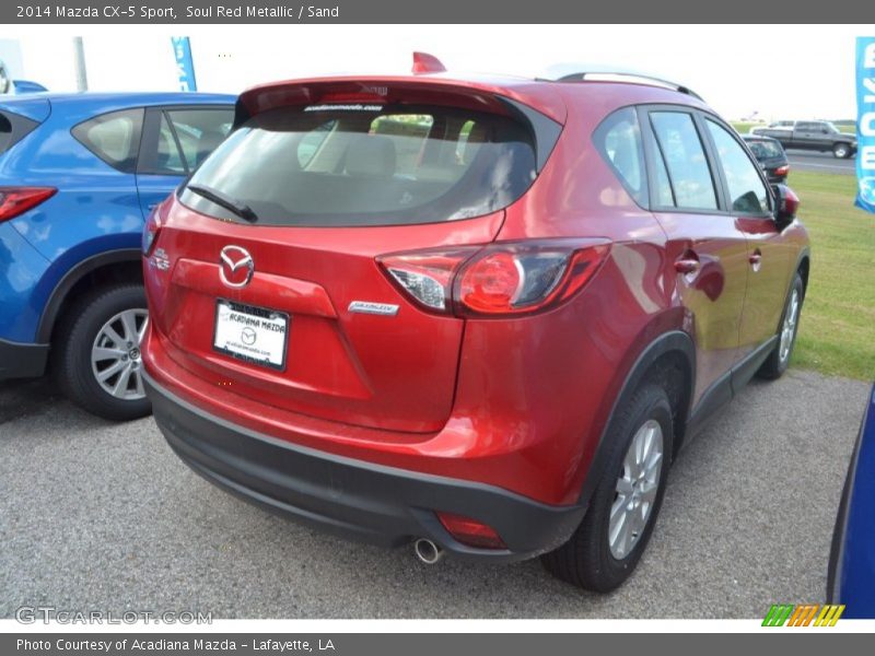 Soul Red Metallic / Sand 2014 Mazda CX-5 Sport