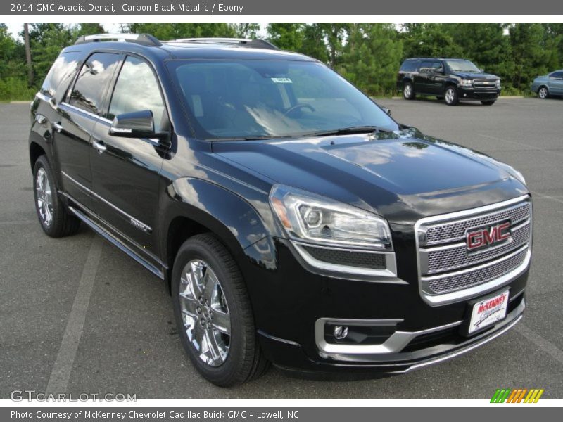 Carbon Black Metallic / Ebony 2014 GMC Acadia Denali