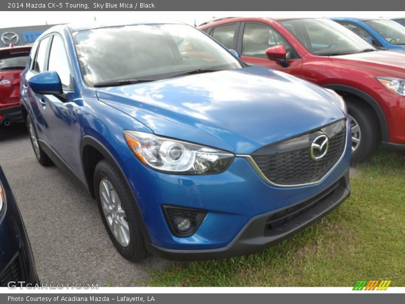 Sky Blue Mica / Black 2014 Mazda CX-5 Touring