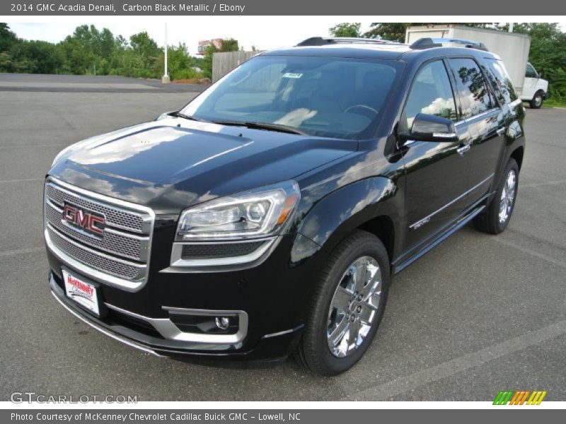 Carbon Black Metallic / Ebony 2014 GMC Acadia Denali