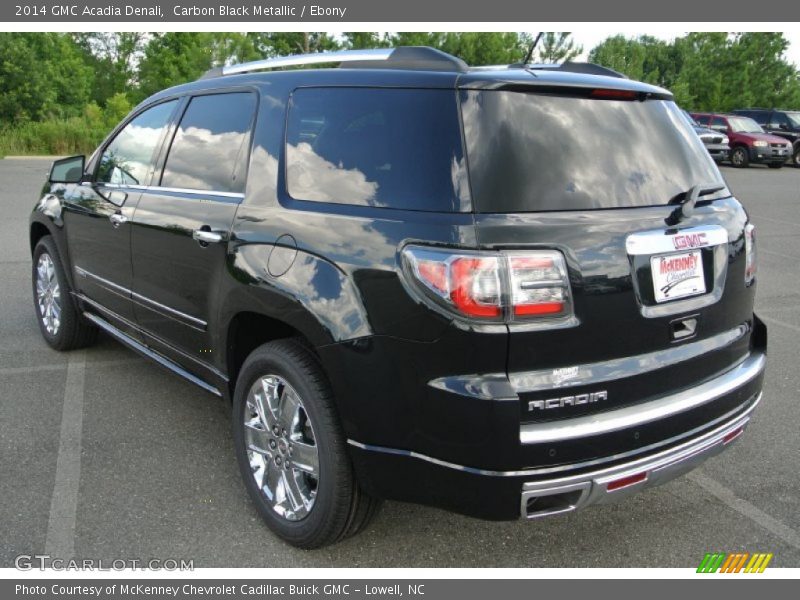 Carbon Black Metallic / Ebony 2014 GMC Acadia Denali