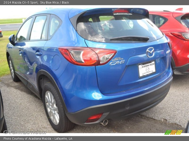 Sky Blue Mica / Black 2014 Mazda CX-5 Sport