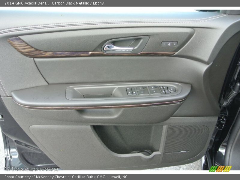 Carbon Black Metallic / Ebony 2014 GMC Acadia Denali