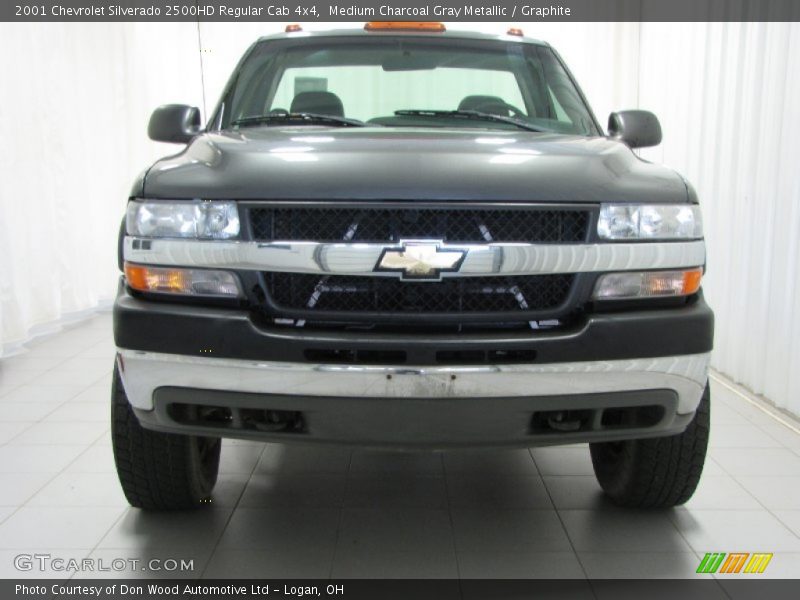 Medium Charcoal Gray Metallic / Graphite 2001 Chevrolet Silverado 2500HD Regular Cab 4x4