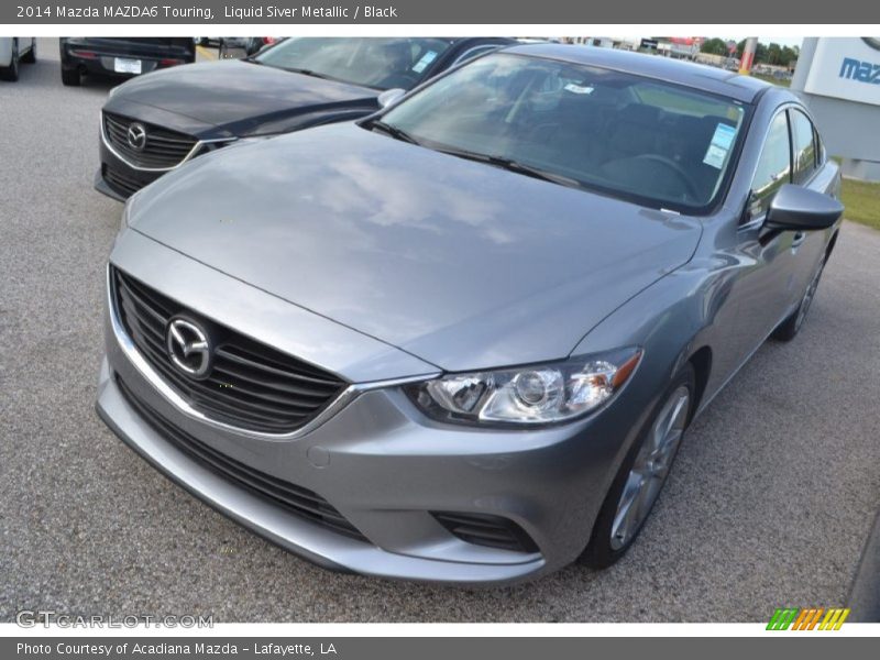 Liquid Siver Metallic / Black 2014 Mazda MAZDA6 Touring