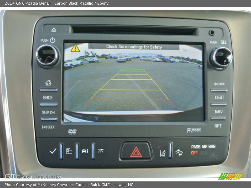 Carbon Black Metallic / Ebony 2014 GMC Acadia Denali