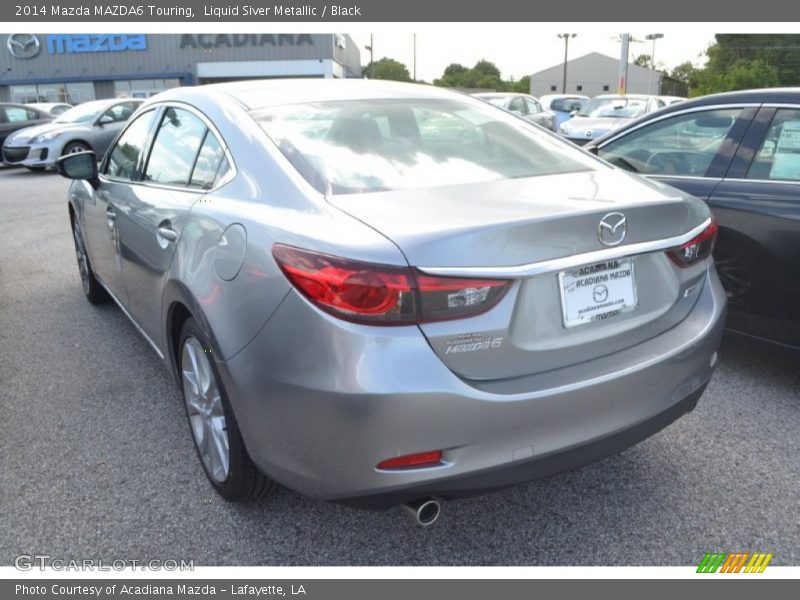Liquid Siver Metallic / Black 2014 Mazda MAZDA6 Touring