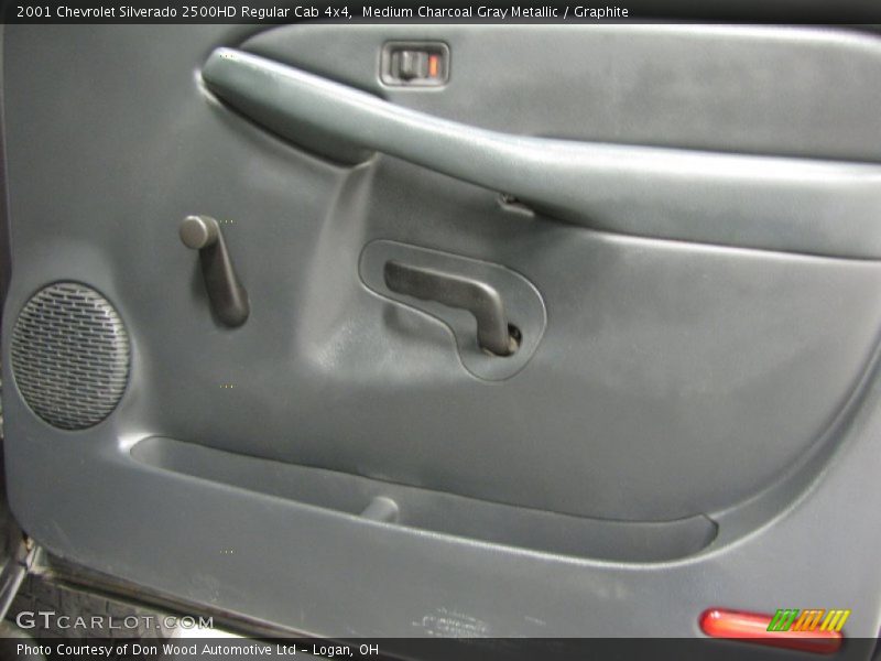 Medium Charcoal Gray Metallic / Graphite 2001 Chevrolet Silverado 2500HD Regular Cab 4x4