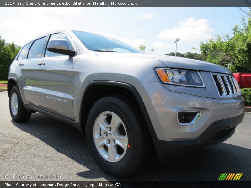 Billet Silver Metallic / Morocco Black 2014 Jeep Grand Cherokee Laredo